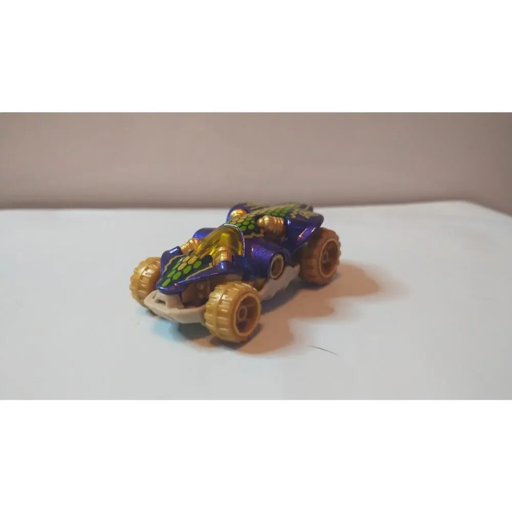 Hot Wheels Swamp Buggy Purple Gold Green HW 2008 Street Beasts Exclusive Loose